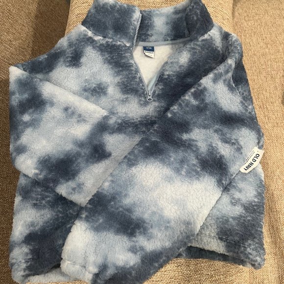 Sherpa Cropped Pullover Jacket Girls Large NWT - Picture 5 of 6